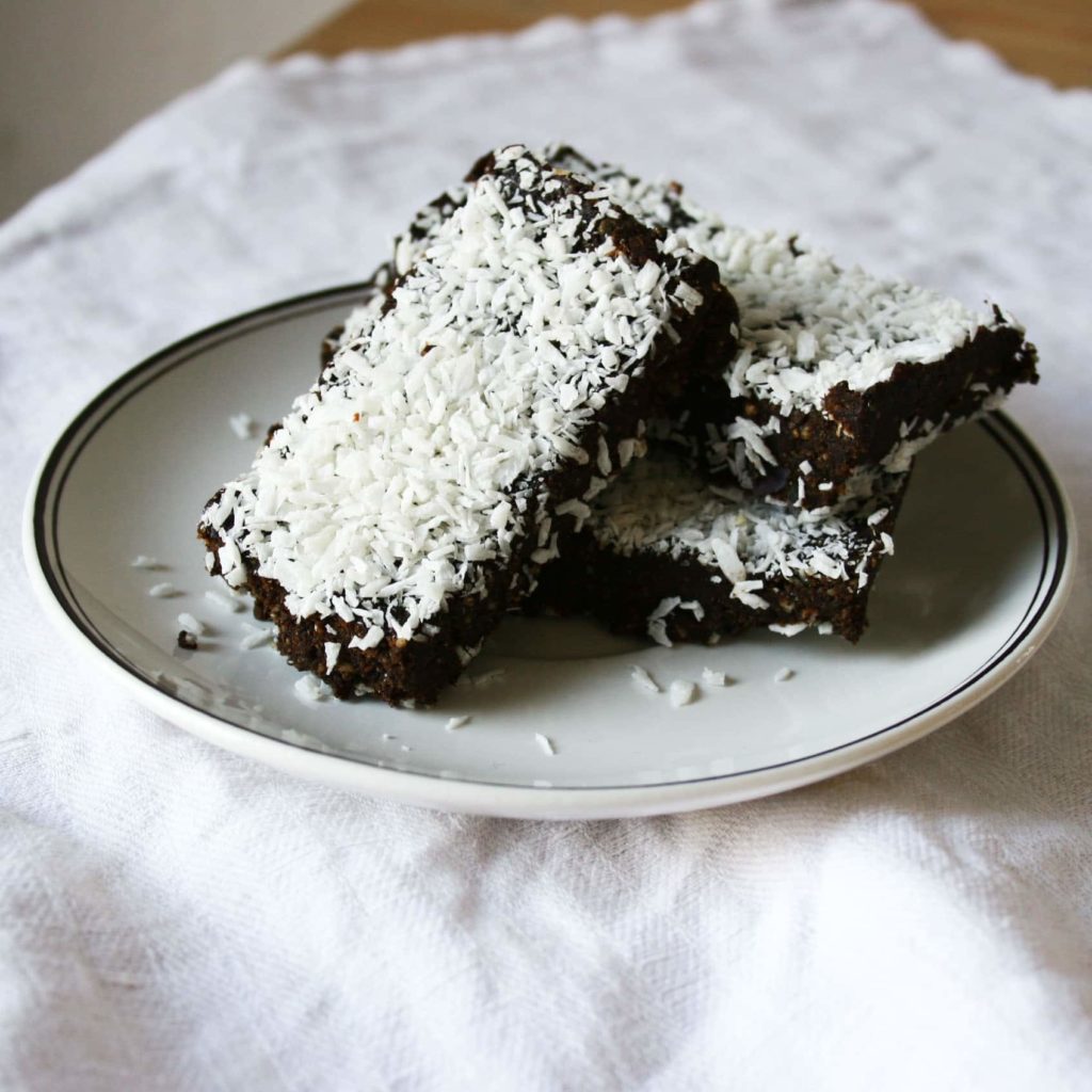 Schokoproteinriegel mit Hanfsamen