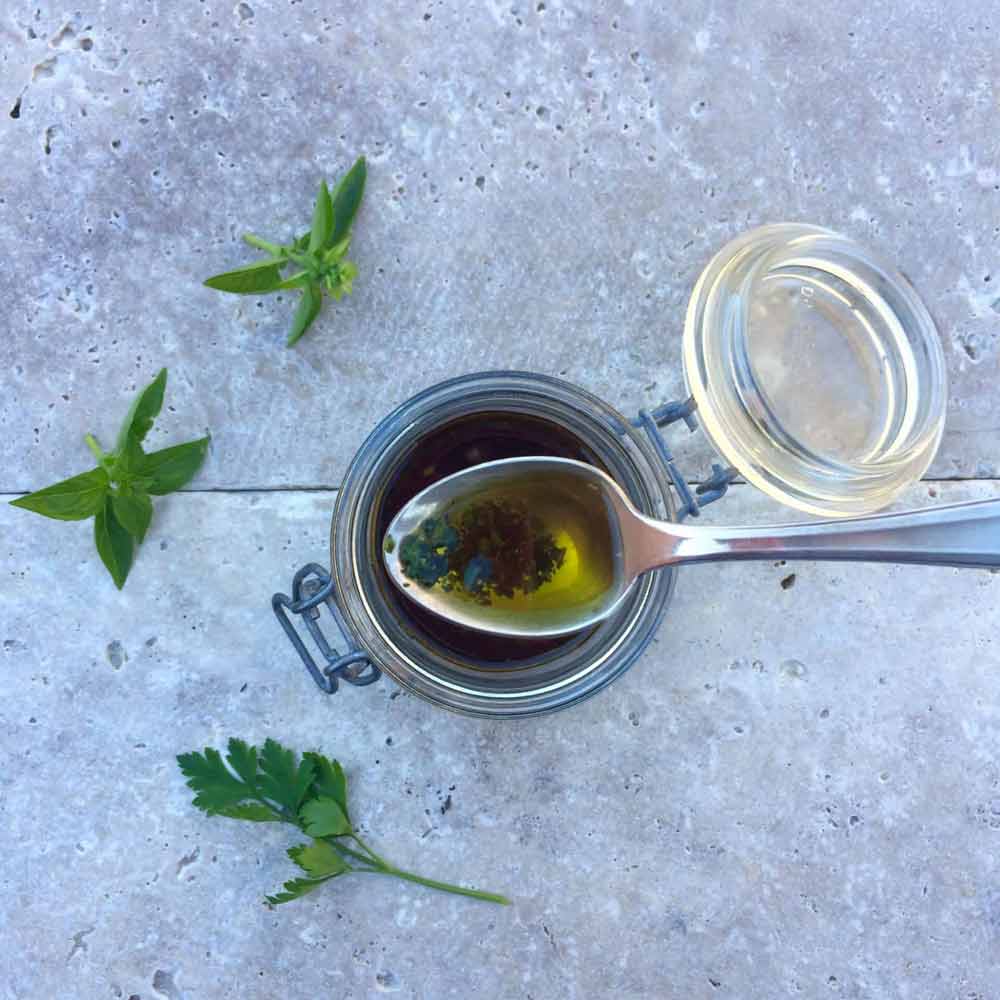 Hanföl-Vinaigrette